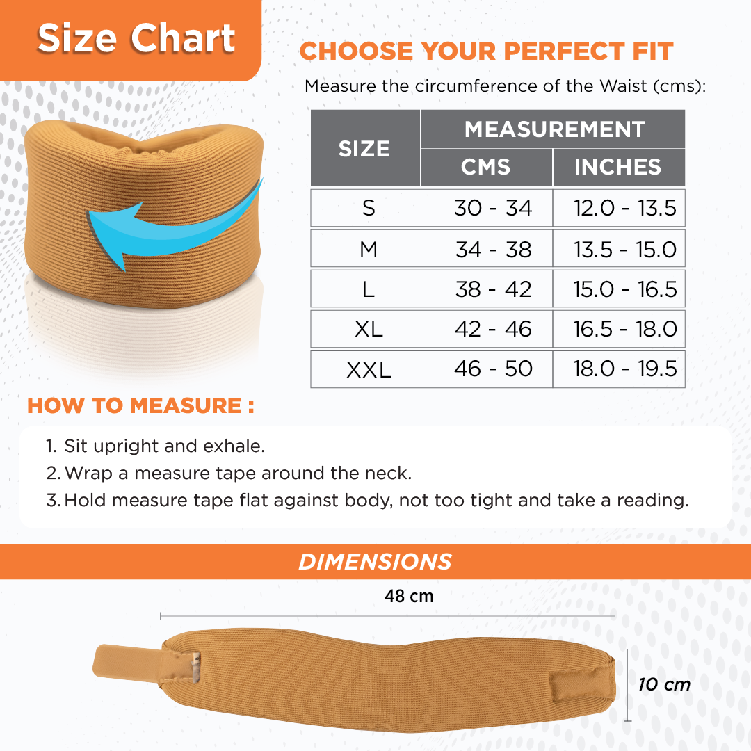 Posturexio™ Soft Fabric Cervical Collar
