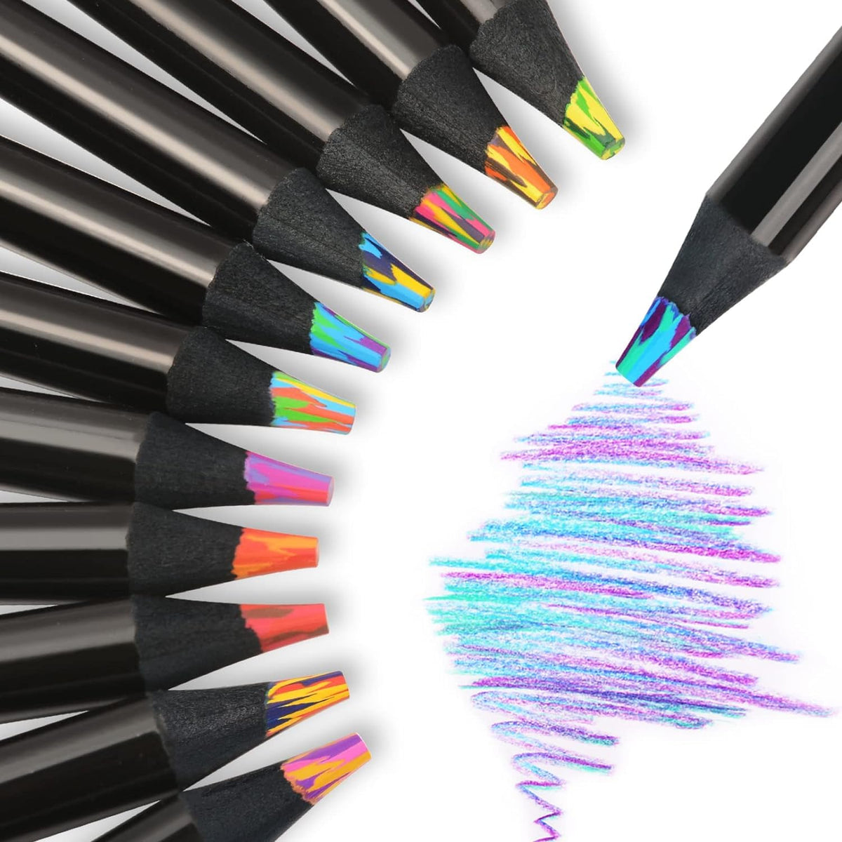 Colorixio™️12 Pieces Rainbow Pencils
