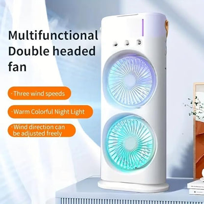 Double-head Powerful Air Cooler (With Remote)