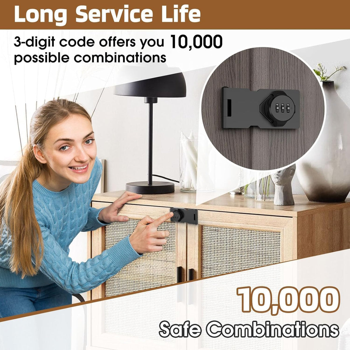 Cabinet Locks with Combination