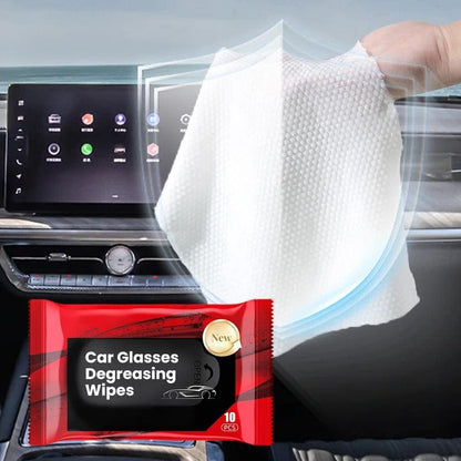 Anti-fog Car Glass Cleaning Wipes (Pack of 2)