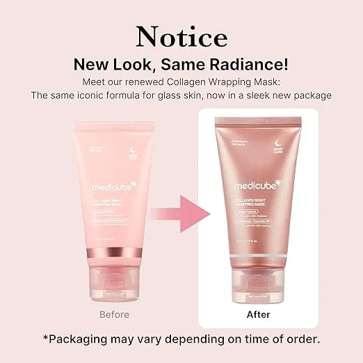 SS Medicube Collagen Overnight Wrapping Peel Off Facial Mask Pack of 1