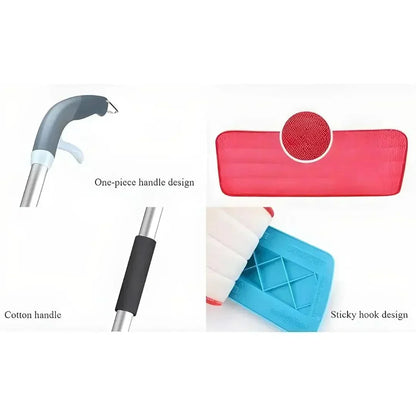 Mopify™ Floor Cleaning Mop Stick with Spray Bottle