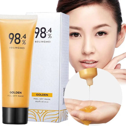 Glowzio™ Magical Gold Peel Mask (Pack of 2)