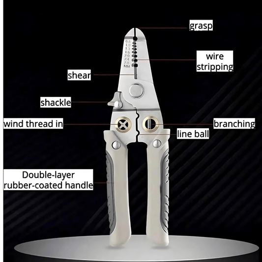 GripLoxio™ Multi-functional Wire Stripper & Cutter