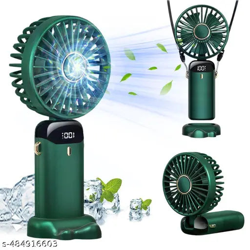 Breezelio™ Powerful Handheld Fan with Display