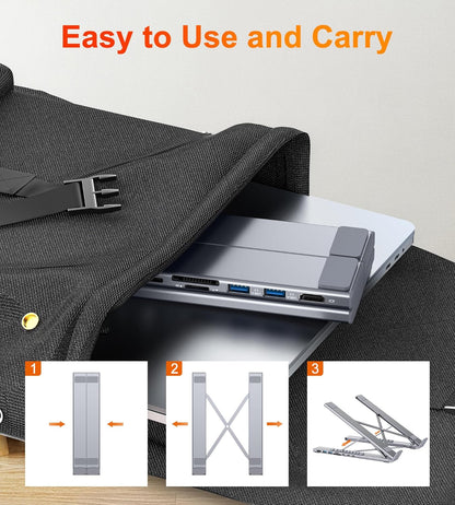 USB Laptop Docking Station Stand