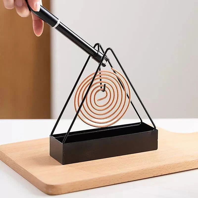 Triangular Shape Iron Mosquito Coil Holder
